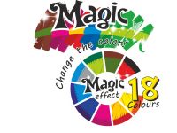 Набор фломастеров Colorino "Magic 1+1=3" 9 цветов + 1 белый