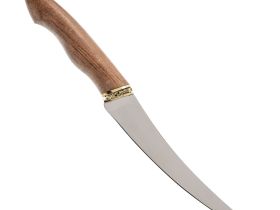 Нож филейный Фин-2, сталь 65х13, рукоять орех