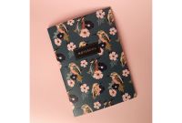 Тетрадь в точку Beauty birds А5 24 л 90 г, золотое тиснение, бумага слоновая кость, сшивка