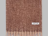 Двухцветный шарф с бахромой