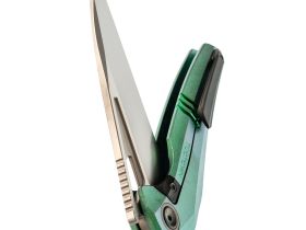 Складной нож TUOTOWN Magpie, сталь M390, рукоять Crystal Titanium Green