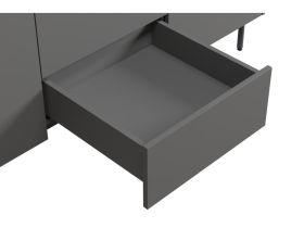 Распашной шкаф Изи 3.1-150x220 Графитовый