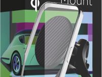 Автомобильный держатель VLP Carbon Mount Magsafe с беспроводной зарядкой черный