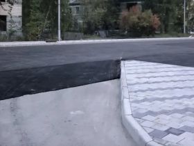 Закончен капремонт улицы Дзержинского в Ленске