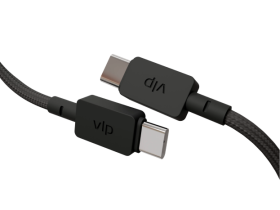 Кабель VLP Nylon Cable USB-C / USB-C 1,2 м Чёрный
