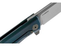 Складной нож LionSteel MT01 BL, сталь M390, рукоять Blue titanium
