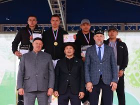 Стали известны победители соревнований по мас-рестлингу и борьбе корэш на Сабантуе