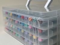 Набор маркеров акриловые Languo, 48 цветов, пластиковый бокс