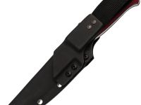 Туристический нож Универсал, сталь AUS-10Co, рукоять вишневая микарта