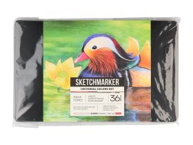 Набор карандашей акварельные Sketchmarker "Универсальный", 36 цветов, жестяной пенал