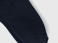 Высокие носки в рубчик, Синий