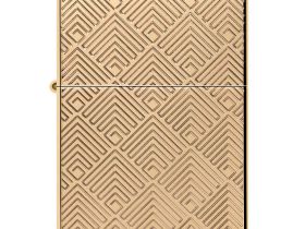 Зажигалка ZIPPO Armor® с покрытием High Polish Brass, латунь/сталь, золотистая, 38x13x57 мм