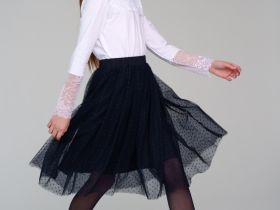 Юбка трикотажная для девочек