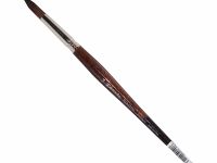 Кисть синтетика №1 круглая Escoda "Versatil 1540" Кисть синтетика круглая Escoda "Versatil" короткая ручка коричневая