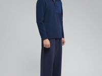 Толстовка-поло с накладным карманом