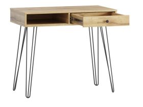 Письменный стол Крейн-3 90x50 Дуб Золотистый/Черный