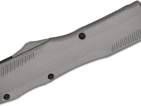 Фронтальный автоматический нож Kershaw Livewire Tanto, сталь MagnaCut, рукоять алюминий, серый