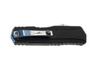 Автоматический нож Microtech Cypher II S/E, сталь M390, рукоять алюминий, синий/черный