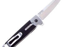 Нож складной Cold Steel Oyabun, сталь 4034SS, рукоять TPR/GRN, черный/серый