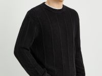 Джемпер из хлопка полуприлегающего силуэта