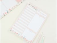 Блок для записей, склейка (To Do list) MESHU "Meadow" 14,8*21,0 см (А5), 50 л