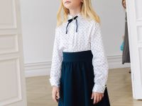 Блузка с длинным рукавом для девочки