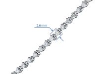 Браслет из белого золота с бриллиантами э4701бр04184700