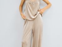 Бархатные брюки, Бежевый