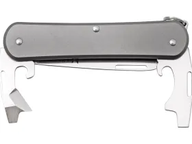 Складной нож многофункциональный Fox Vulpis Large Titanium, сталь M390, рукоять титан