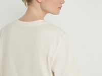 Футболка с вышивкой, Бежевый