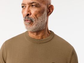 Мужской свитер Lacoste из шерсти мериноса