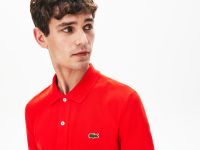 Мужское поло Lacoste L.12.12 приталенного кроя