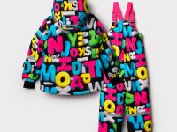 Комплект текстильный с полиуретановым покрытием для девочек: куртка, полукомбинезон