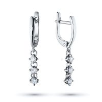 Серьги из белого золота э4712сг10181900