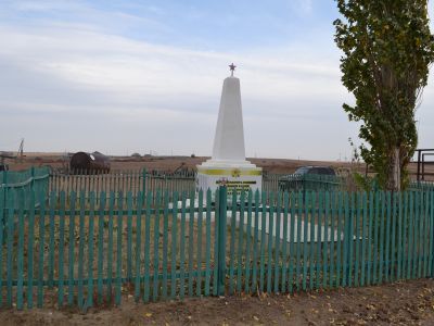 Братская могила советских воинов, погибших в период Сталинградской битвы