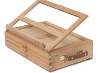 Мольберт настольный Pinax TE-03B с органайзером для пастели/карандашей/кистей, 3 лотка, бук