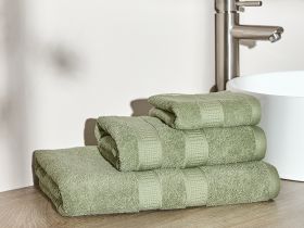 Полотенце махровое Bettino, зеленое