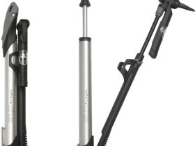 Компактный насос GIYO GM-71 с манометром и шлангом (серебристый)