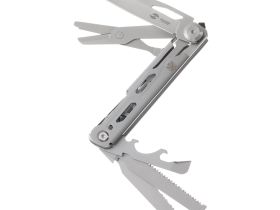 Нож перочинный Stinger 112 мм, 9 функций, серебристый