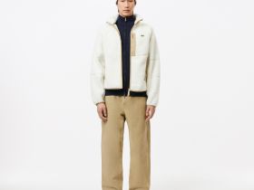 Мужской шерстяной свитер Lacoste на молнии