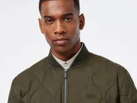 Мужская стёганая куртка-бомбер Lacoste