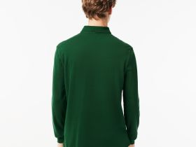 Мужское поло Lacoste с длинными рукавами