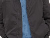 Ветровка из хлопка с отложным воротником