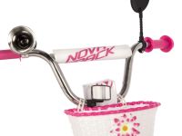 Детский велосипед Novatrack Butterfly 20, год 2023, цвет Белый-Фиолетовый