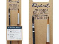 Набор кистей Sennelier синтетика для акварели "Softaqua" №0 и акрила "Precision" №1