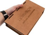 Деревянная шкатулка для хранения 6-ти брусков, 200 мм