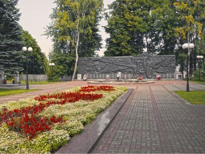 Воинское кладбище, где похоронены Герой Советского Союза Герман А.В., Герой Советского Союза Васильев Н.Г., генерал-лейтенант Белов П.М., майор Терехин Н.В., погибшие в боях с немецко-фашистскими захватчиками в период Великой Отечественной войны 1941-1945