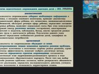 Международный вебинар "Мониторинг психолого-педагогического статуса воспитанника с ОВЗ и инвалидностью как блок психолого-педагогического сопровождения"