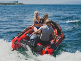 Лодка ПВХ STORMLINE Heavy Duty AL 380 + 2х-тактный лодочный мотор TOHATSU M 25 S