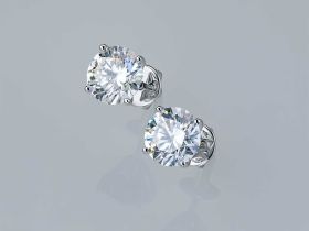 Пусеты из белого золота э4712пс11231163_white